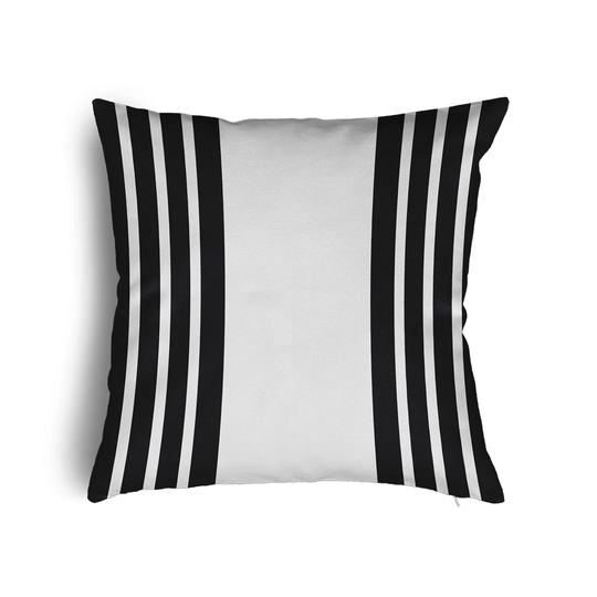 Erlend Down Striped Square Scatter Cushion with Filling