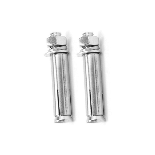 6 Pieces Expansion Screw Bolts,304 Stainless Steel External Hex Nut Expansion Sleeve Anchor Bolt Heavy Duty Fixing Anchors(M8*80mm)
