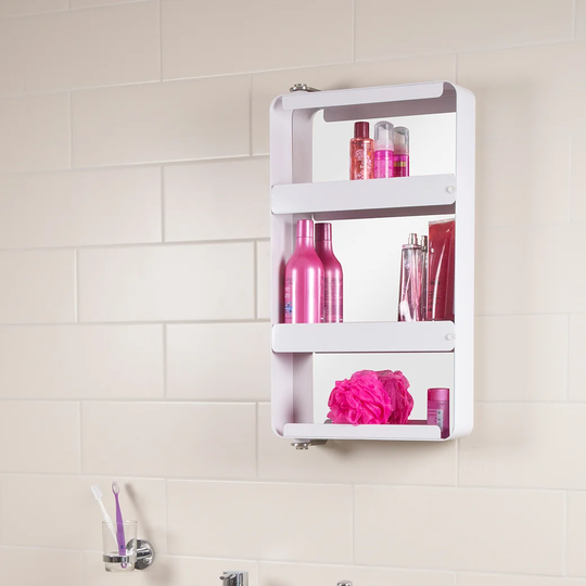 35cm x 64.2cm Surface Mount Mirror Cabinet