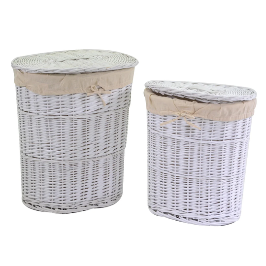Roberto 2 Piece Wicker Laundry Set