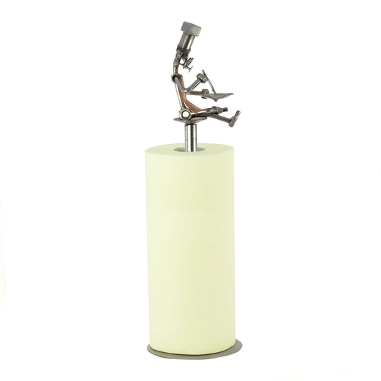 Cook Kitchen Roll Screw Man Free-Standing Paper Towel Holder