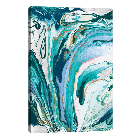 Marble Petroleum III by Eva Watts - Wrapped Canvas Graphic Art Print