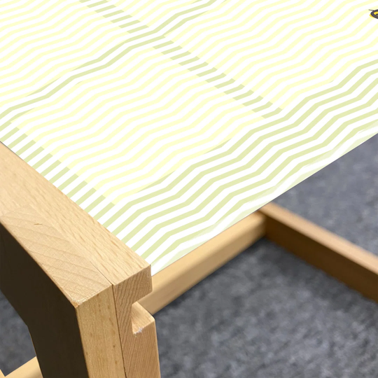 Mushroom Coffee Table, Hedgehog Chevron Stripes Pattern Spiky Animal Wildlife Cartoon Design, Acrylic Glass Center Table With Wooden Frame For Offices