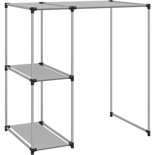 Storage Rack over Washing Machine Grey 87x55x90.5 cm Iron Vidaxl Grey