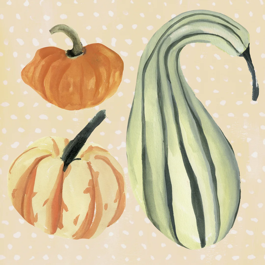 Decorative Gourd III by Annie Warren - Wrapped Canvas Painting