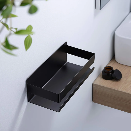 Scalf Adhesive Mount Stainless Steel Shower Shelf