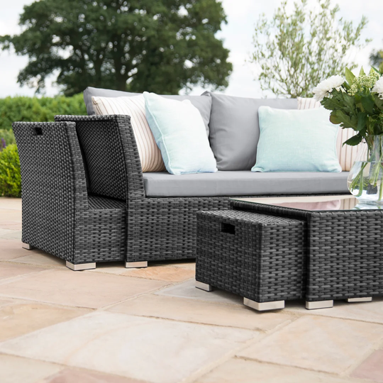 Amardev 6 Seater Rattan Sofa Set