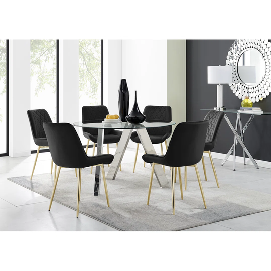 Venturia 6 - Person Dining Set