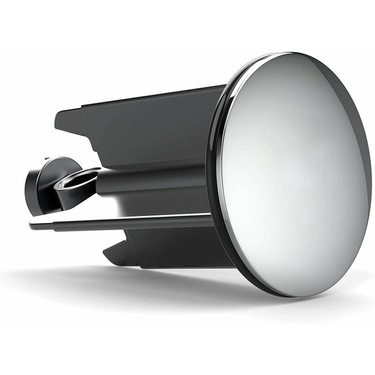 Premium chrome washbasin blade of 40mm - for bathroom - Universal sink plug for washbasin and bidet - height adjustable, stainless and anti-limestone