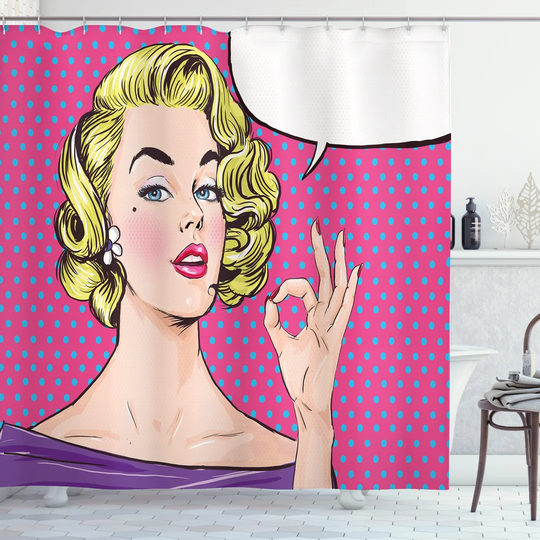 Birghild 13 Piece Polyester Shower Curtain Set