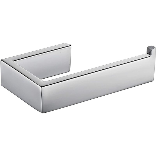 Toilet Paper Holder, Toilet Paper Holder, 304 Stainless Steel, for Bathroom and Kitchen (Chrome Silver, Drilling)