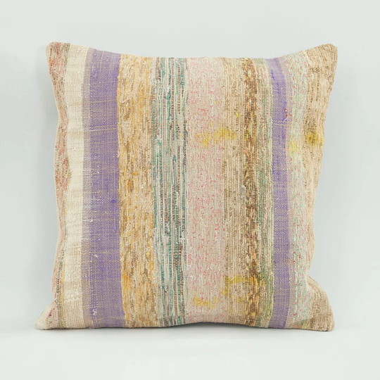 Dicus Indoor / Outdoor Striped Square Scatter Cushion Cover