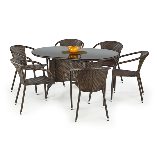 Breen Rectangular 6 - Person 90Cm L Outdoor Dining Table