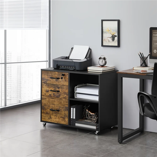 Bangou 3 Drawer Filing Cabinet