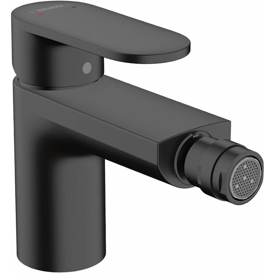 Vernis Blend Bathroom Bidet Mixer Tap Matt Black Eco Curved Modern - Black - Hansgrohe