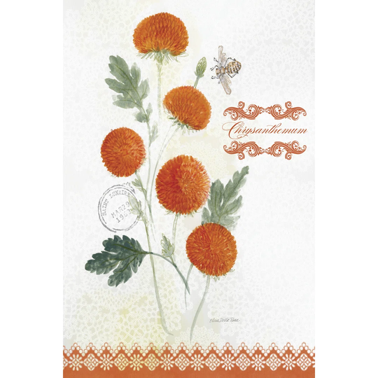 Flower Study On Lace IV