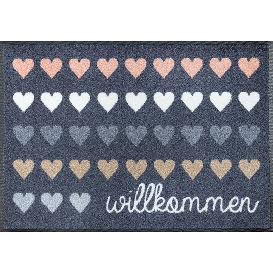 Welcome Hearts Doormat