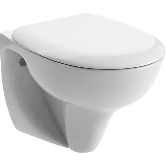 Zeus Wall Hung Toilet 505mm Projection - Soft Close Seat - Signature