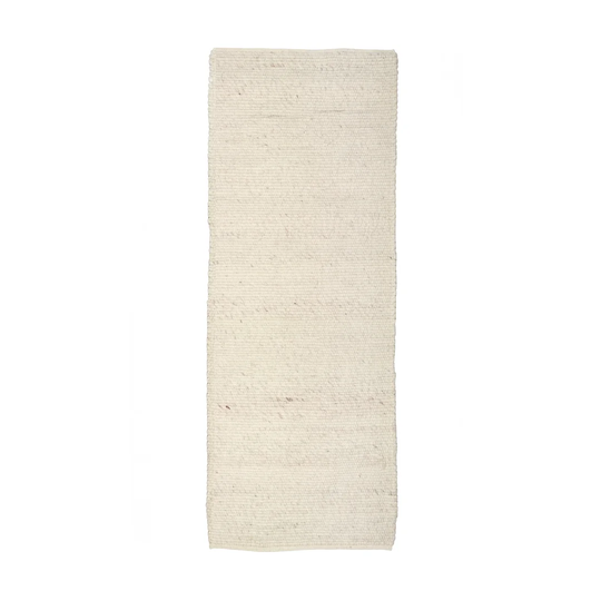 North Port Handwoven Flatweave White Rug