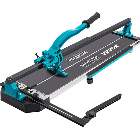 Vevor - Tile Cutter, 24 Inch Manual Tile Cutter, Tile Cutter Tools w/Single Rail Double Brackets, 3/5 in Cap w/Precise Laser Guide, Tile Cutter