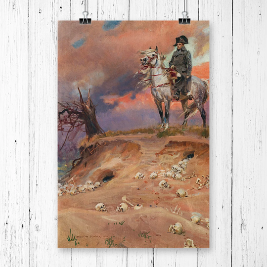 'Napoleon' by Wojciech Kossak Printing Print