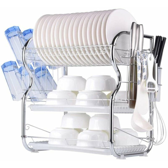 3 tier dish drainer for kitchen option 2