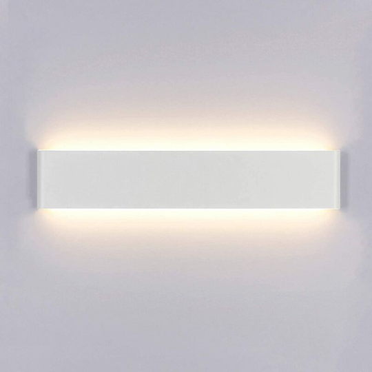 Litzee - Indoor led Wall Lamp 40CM Warm White Modern Up Down Lamp 14W ac 220V Wall Light for Bedroom Living Room Staircase Hallway [Energy Class a+].
