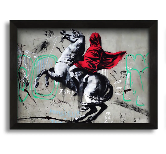 Graffiti in Paris - Picture Frame Painting on Canvas
