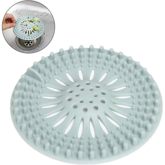 Hair catcher filter, sink filter, shower drain plug for bathroom, tub and kitchen