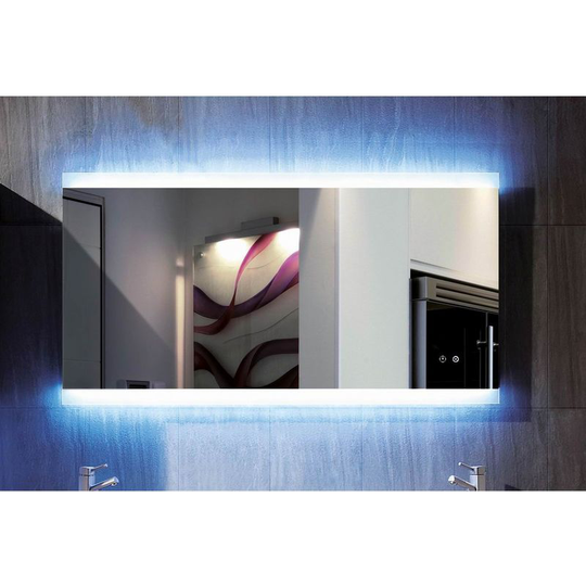 Laverna 1400mm x 750mm Illuminated Dimmable led Mirror with Demister