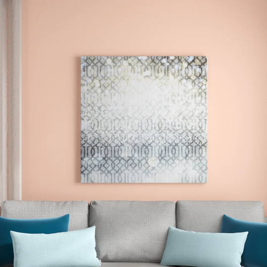 Floresque Graphic Art on Canvas