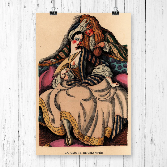 'Coupe Enchantee' by Gerda Wegener Graphic Art