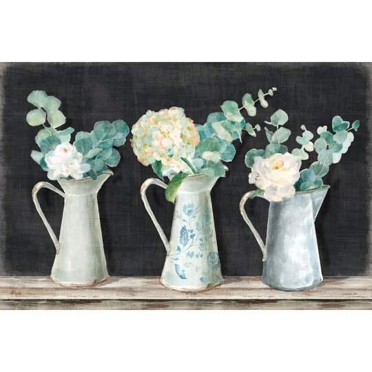 Farmhouse Bouquets by Danhui Nai - Wrapped Canvas Painting