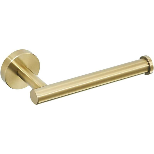 Toilet Roll Holder Stainless Steel 304 Wall Mount Toilet Roll Holder Bathroom Toilet Accessory Brushed Gold