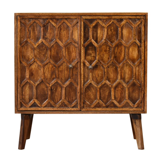 Iberia Solid Wood 2 - Door Accent Cabinet