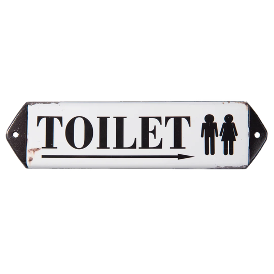 Carmelita Toilet Sign