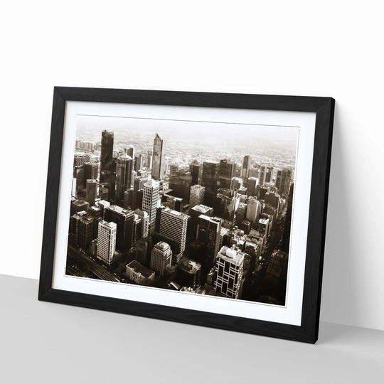 'Melbourne City Skyline Australia' Framed Photographic Print