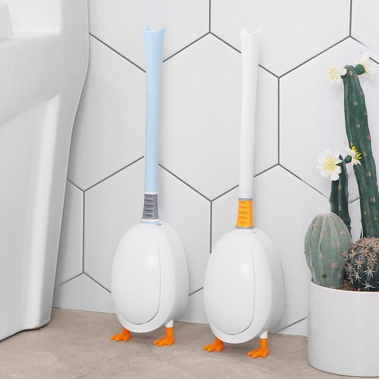 2 in 1 Toilet Brush Set Silicone Toilet Brush Silicone Toilet Cleaning Brush Kit Silicone Toilet Brush Silicone Toilet Brush with Holder Quick Dry
