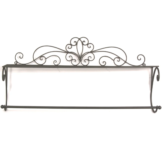 Scroll Wall Mounted Towel Rack