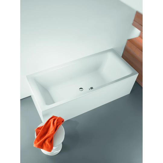 Puro Duo 1800 mm x 800 mm Freestanding Back to Wall Standard Bathtub