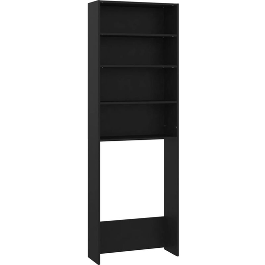 Vidaxl - Washing Machine Cabinet Black 64x24x190 cm black