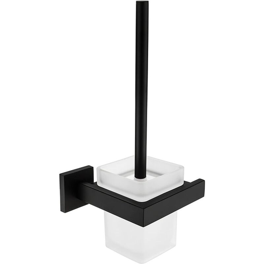 Toilet Brush Holder with Color in 304 Stainless Steel Toilet Brush Holder Basic Modern and Simple Design for Bathroom Toilet wc