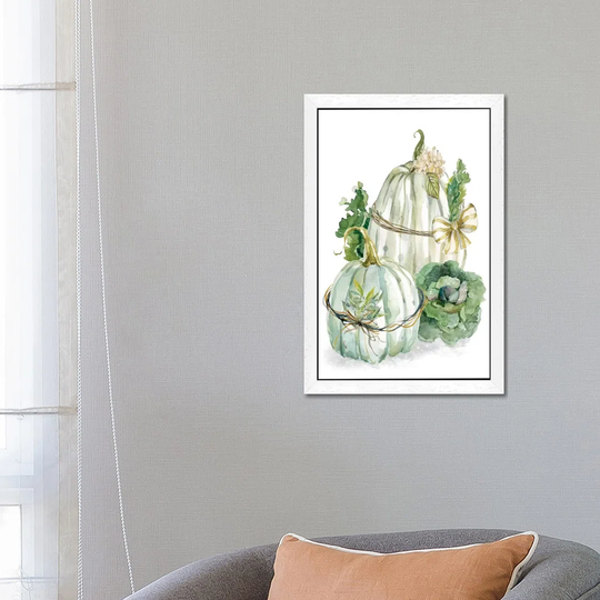 'End of Summer: Trio' by Carol Robinson - Floater Frame Painting Print on Canvas