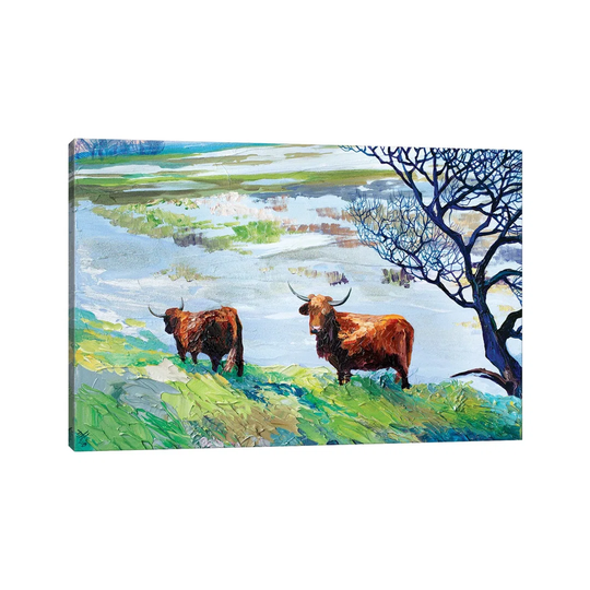 Dutch Bulls - Print on Canvas