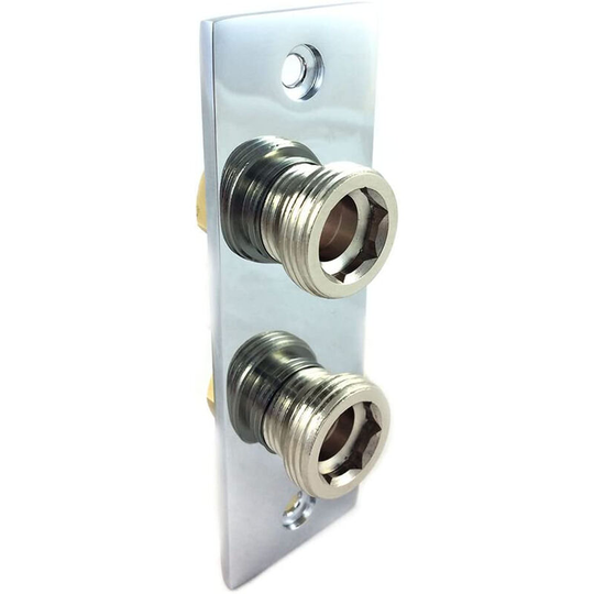 Bidet Thermostatic Shower Fixing Wall Plate Bathroom Toilet Valve Back Chrome