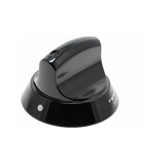 Knob Energy Regulato r Main Black for Hotpoint Cookers and Ovens