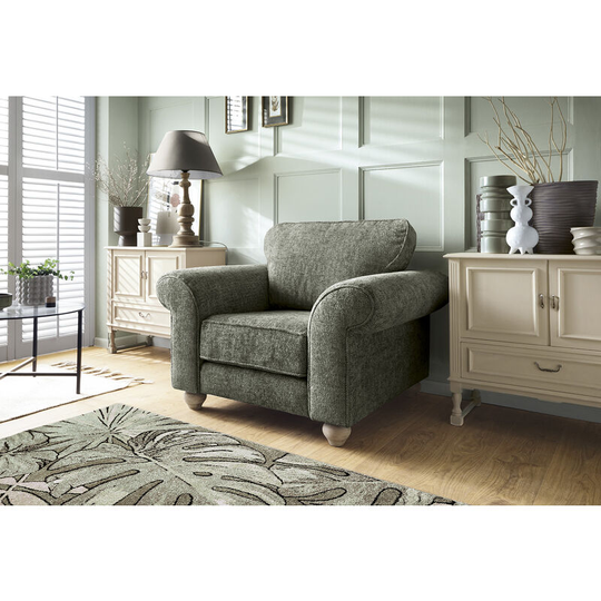 Ingrid Armchair in Rifle Green - color Rifle Green - Rifle Green