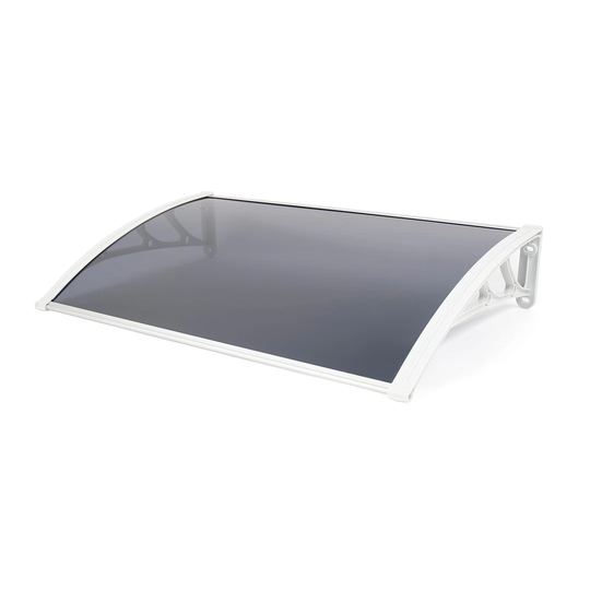 Kylle Tinted 1m W x 0.5m D Door Canopy