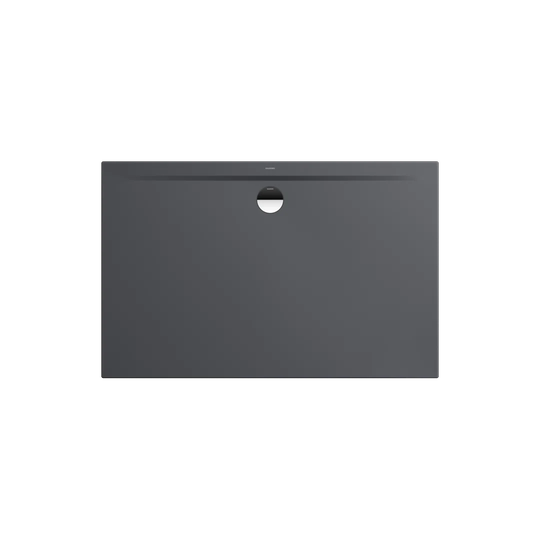 Superplan Zero 1800 x 1000 mm Steel Enamel Shower Tray - Cold Grey