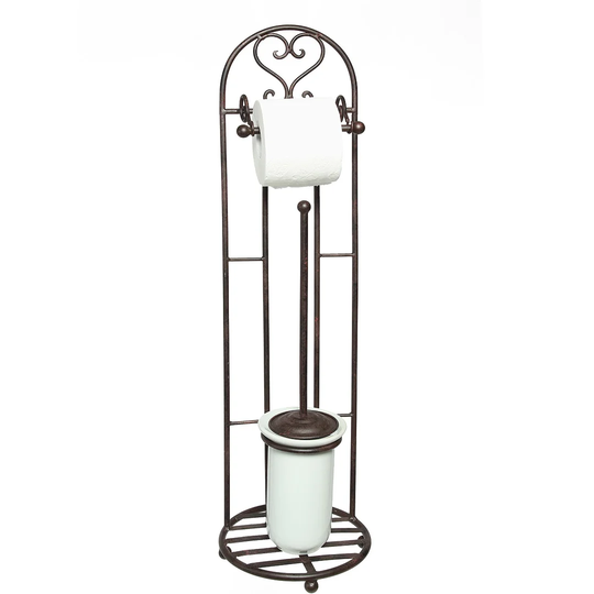 Free-Standing Toilet Brush Set